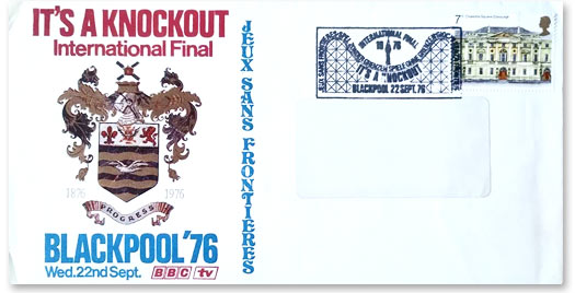 First Day Cover from 1976 International Final, Blackpool, GB